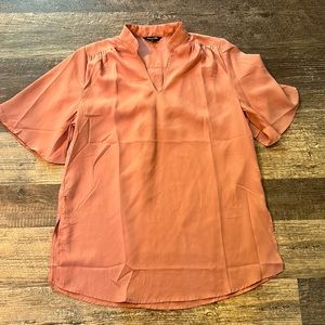 Blush Amaryllis blouse.